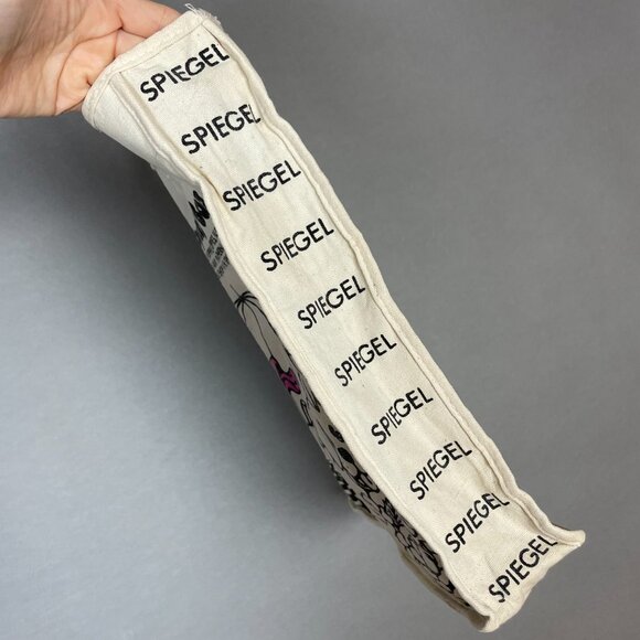 Vintage Spiegel The Unshopping Bag Canvas Tote Eclectic Retro 1970s Illustration - Picture 10 of 16